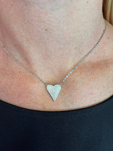 Collier Amour argento 925 con zirconi