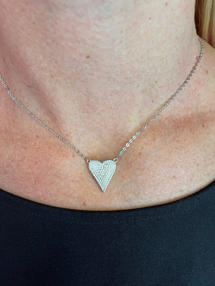 Collier Amour argento 925 con zirconi
