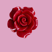 Orecchini Rose rosse grandi