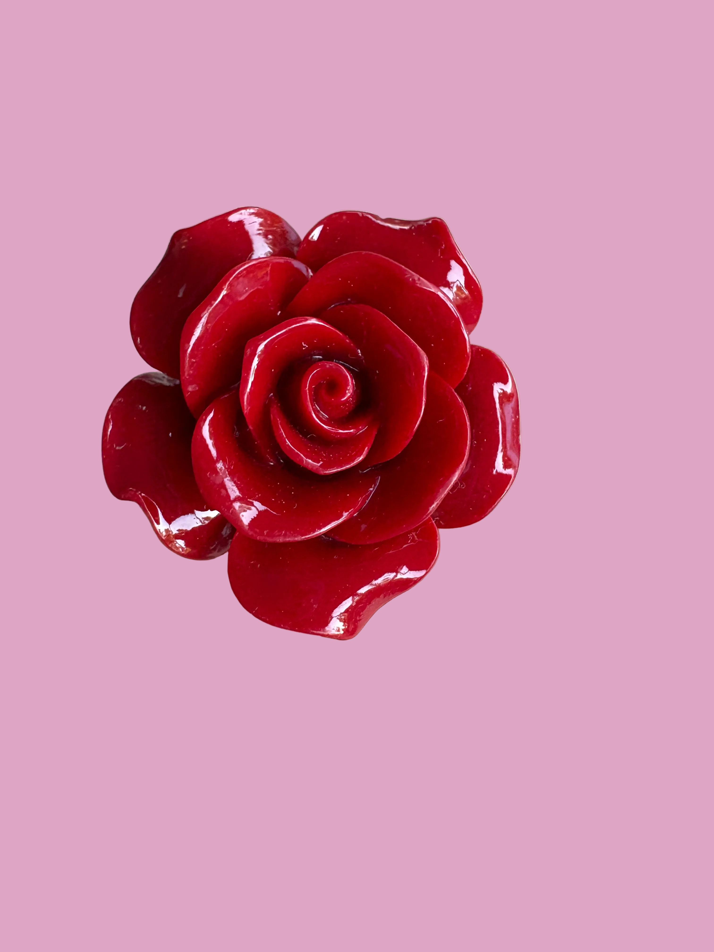 Orecchini Rose rosse grandi