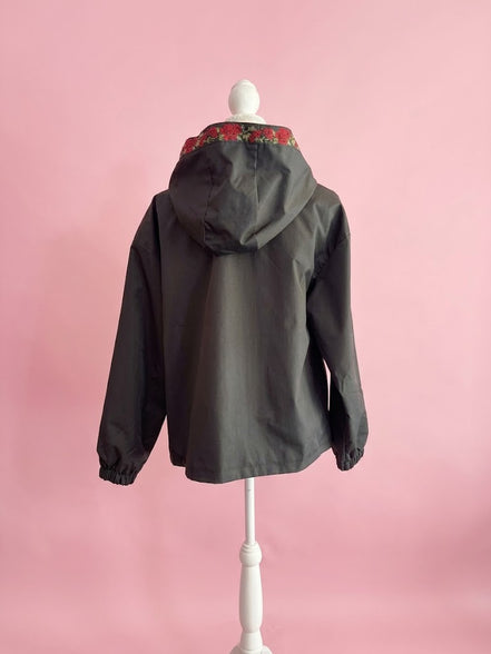 Rose Jacket   : -rain jacket con  passamaneria Couture