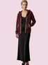 Felpa CHANELLINA : Felpa burgundy con passamaneria Couture