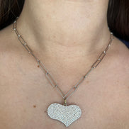 LUCE - collana con cuore di zirconi