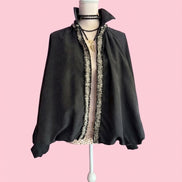 CHANELLINA bomber senza tasche : bomber a palloncino con passamaneria Couture
