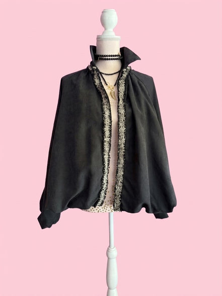 CHANELLINA bomber senza tasche : bomber a palloncino con passamaneria Couture