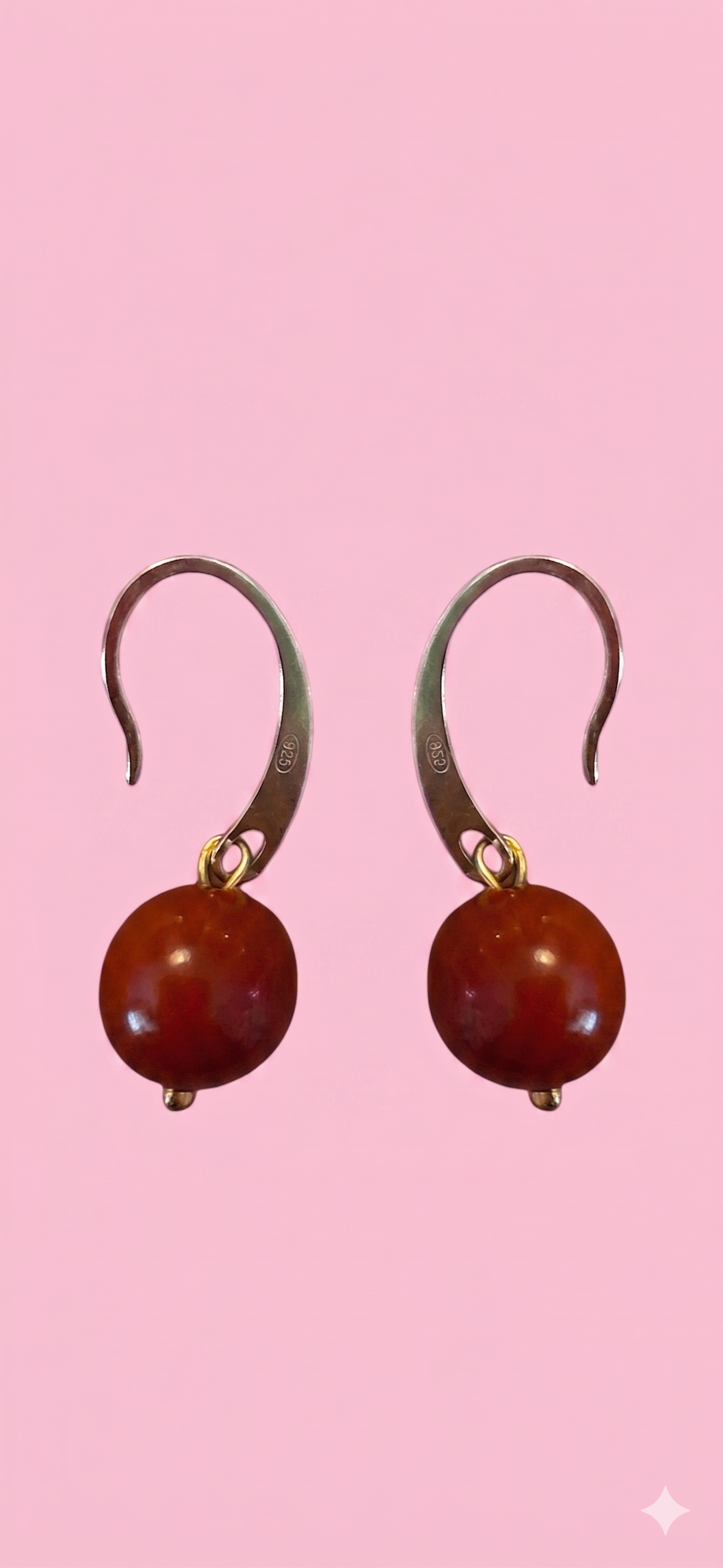 Orecchini  - ICONICI MEDITERRANEO argento 925 placcato oro giallo con CORALLO ROSSO