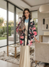 flower Kimono  - giacchina Kimono nera
