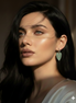 Orecchini  Collezione JAIPUR-  cuore avventurina verde