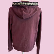 Felpa CHANELLINA : Felpa burgundy con passamaneria Couture
