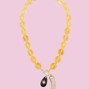 Collana JAIPUR - Quarzo citrino argento 925