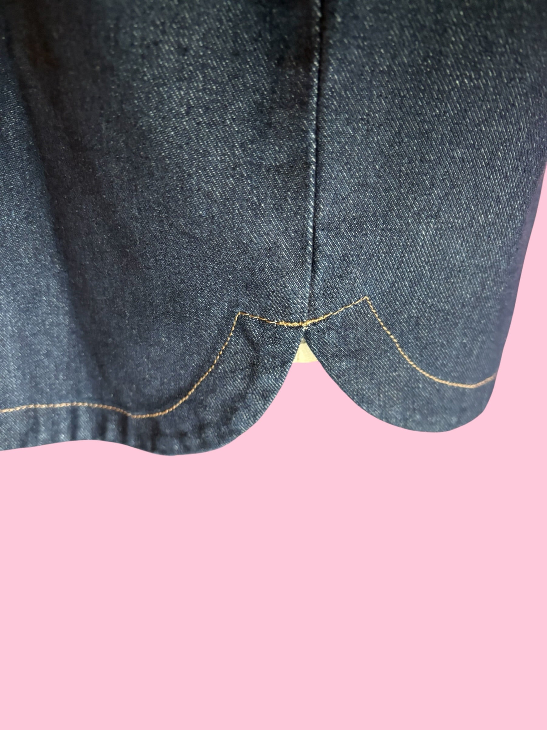 Camicia-giacca Denim- CHANELLINA camicia 100% cotone con passamaneria Couture