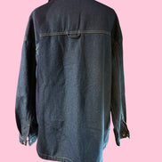 Camicia-giacca Denim- CHANELLINA camicia 100% cotone con passamaneria Couture