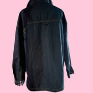 Camicia-giacca Denim- CHANELLINA camicia 100% cotone con passamaneria Couture
