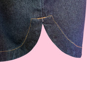 Camicia-giacca Denim- CHANELLINA camicia 100% cotone con passamaneria Couture