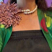 INCANTEVOLE -  Chocker  contrarié perle coltivate grandi