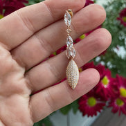 orecchini Princess argento rosé