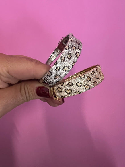 Bracciali JUNGLE   argento 925 con Pavé zirconi Maculato