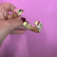 Bracciali JUNGLE   argento 925 con Pavé zirconi Maculato