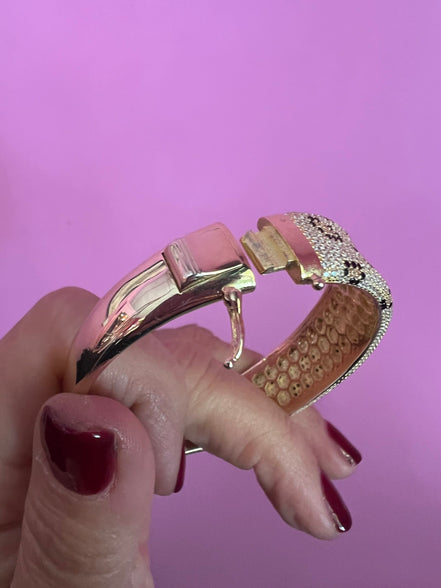 Bracciali JUNGLE   argento 925 con Pavé zirconi Maculato