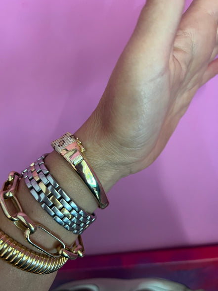 Bracciali JUNGLE   argento 925 con Pavé zirconi Maculato