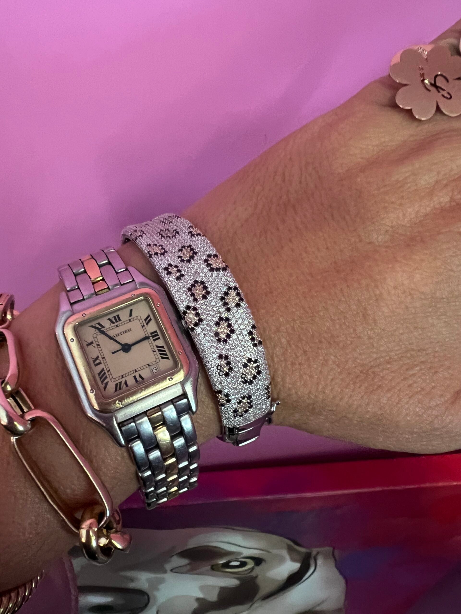 Bracciali JUNGLE   argento 925 con Pavé zirconi Maculato