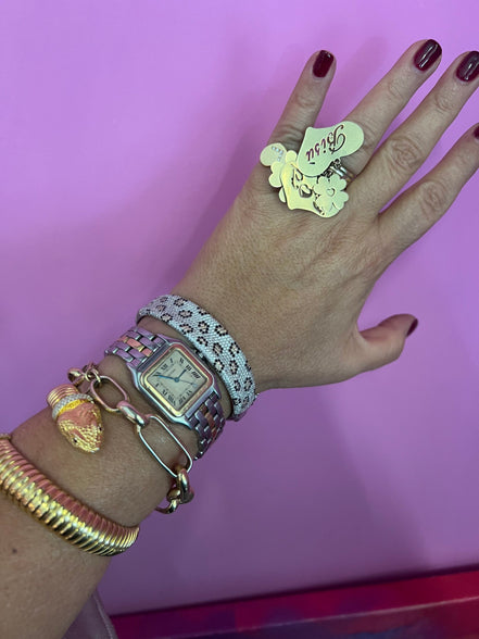 Bracciali JUNGLE   argento 925 con Pavé zirconi Maculato