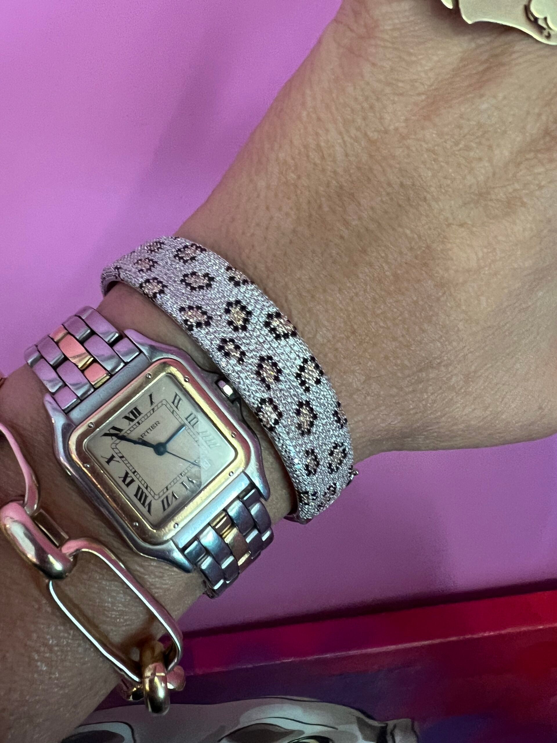 Bracciali JUNGLE   argento 925 con Pavé zirconi Maculato