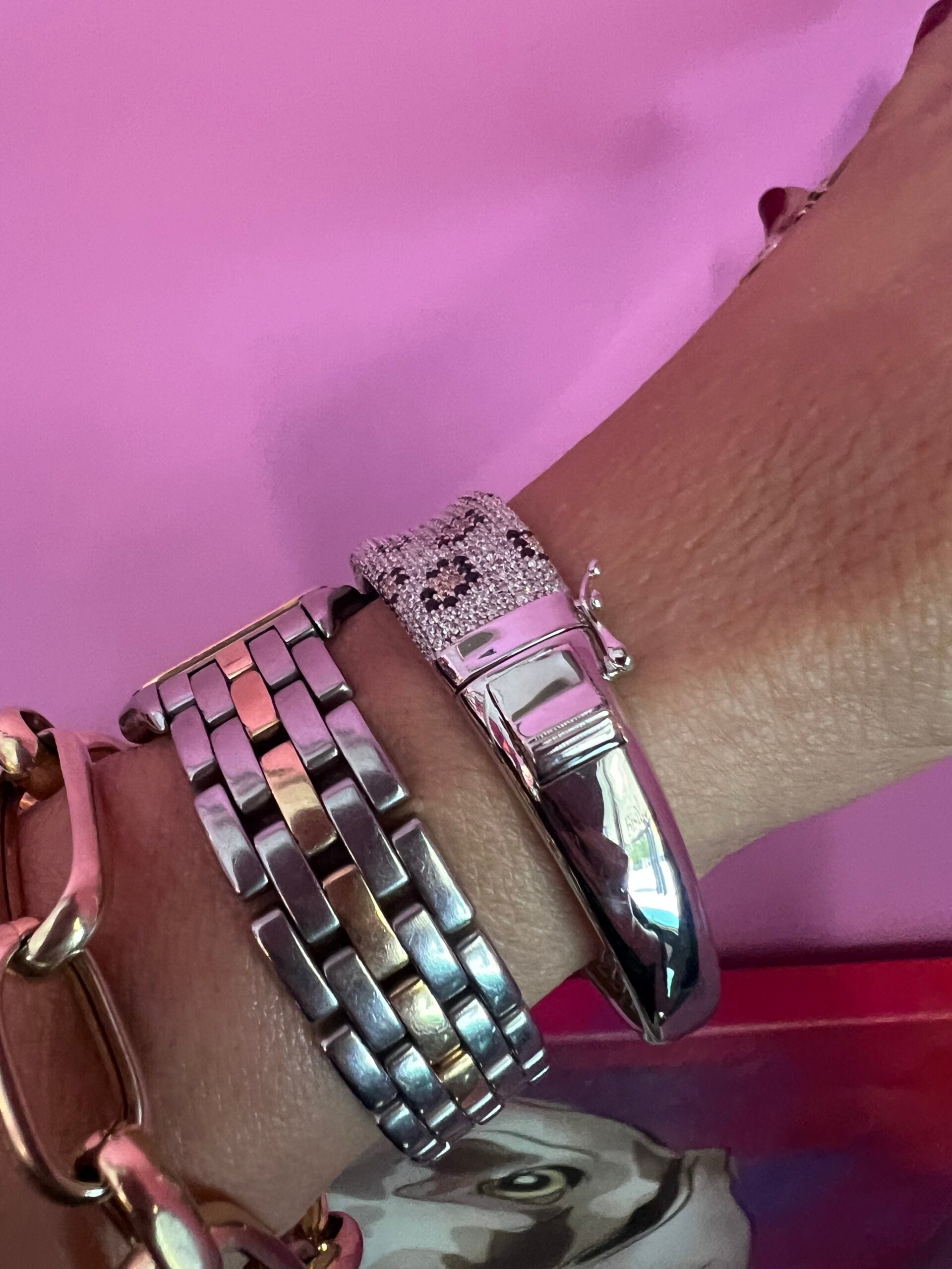 Bracciali JUNGLE   argento 925 con Pavé zirconi Maculato