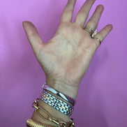 Bracciali JUNGLE   argento 925 con Pavé zirconi Maculato