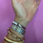 Bracciali JUNGLE argento 925  Pavé Pitone di zirconi