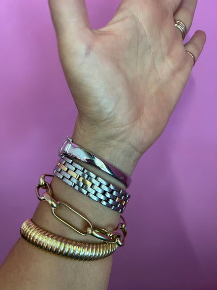 Bracciali JUNGLE argento 925  Pavé Pitone di zirconi