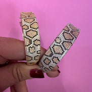 Bracciali JUNGLE argento 925  Pavé Pitone di zirconi