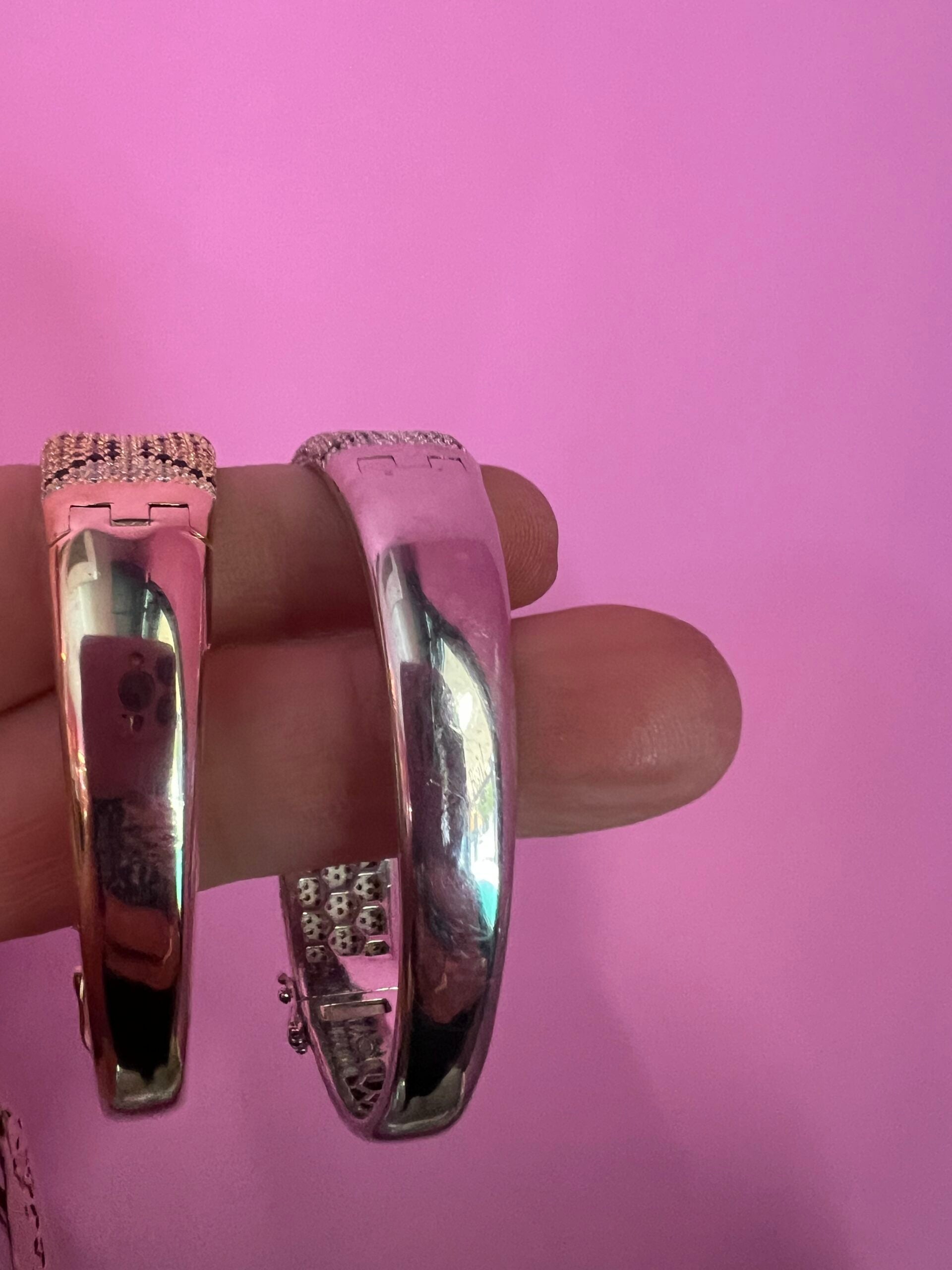 Bracciali JUNGLE argento 925  Pavé Pitone di zirconi