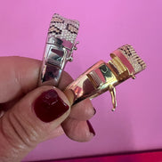 Bracciali JUNGLE argento 925  Pavé Pitone di zirconi