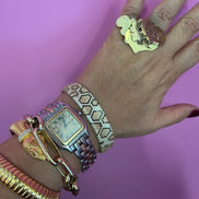 Bracciali JUNGLE argento 925  Pavé Pitone di zirconi