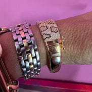 Bracciali JUNGLE argento 925  Pavé Pitone di zirconi
