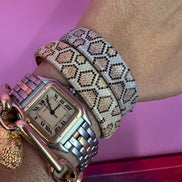 Bracciali JUNGLE argento 925  Pavé Pitone di zirconi