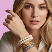 LUDOVICA - Bracciale catena argento 925 oro giallo