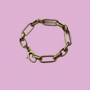 LUDOVICA - Bracciale catena argento 925 oro giallo