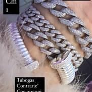 GRUMETTE - Bracciale sparkling argento 925 con zirconi