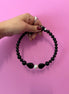 INCANTEVOLE -  Chocker flessibile onice con perla barocca