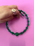 INCANTEVOLE -  Chocker flessibile  in giada verde