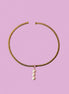 Collier Slim Tubogas con 3 perle round