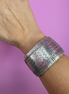 Bracciale collezione ETNICA -    Argento 925 snodato con chiusura cotone