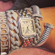 GRUMETTE - Bracciale sparkling argento 925 con zirconi