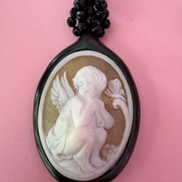 Collezione Cammei - Collana onice e cammeo Angelo