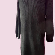 Jewel Cardigan: Black Oversized Cardigan with Crystal Trim – Luxury Couture