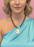 Collezione Cammei - Collana quarzo fumé e cammeo Dama
