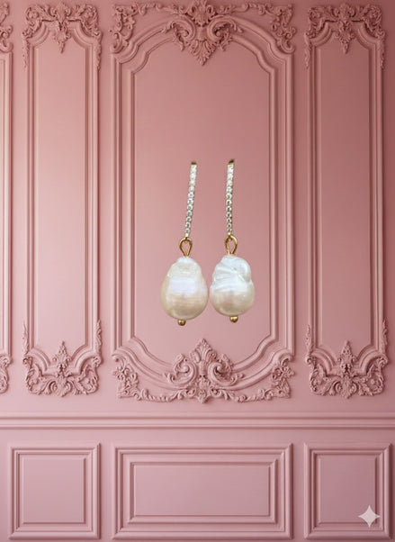 Orecchini -  MADELEINE perle e argento 925