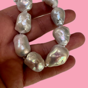 Chocker perle coltivate barocche grandi